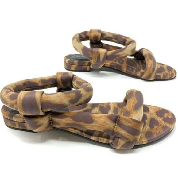Jeffrey Campbell cheetah puffy strappy sandals size 5.5 - Picture 10 of 10